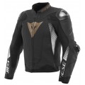 Dainese Δερμάτινο Μπουφάν Super Speed 4 Μαύρο/ Χρυσό / Λευκό Μπουφάν Δερμάτινα